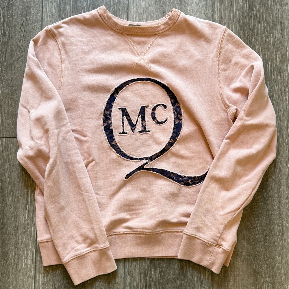 Alexander McQueen Light Pink Crewneck Sweater